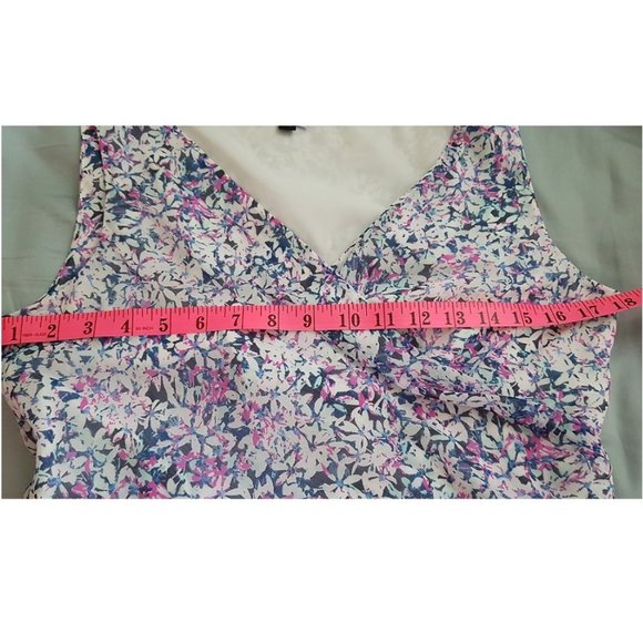 Banana Republic floral pleated chiffon dress - Picture 4 of 9